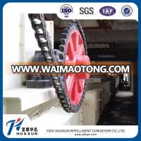 Wear resistance chain and sprocket for conveyor system